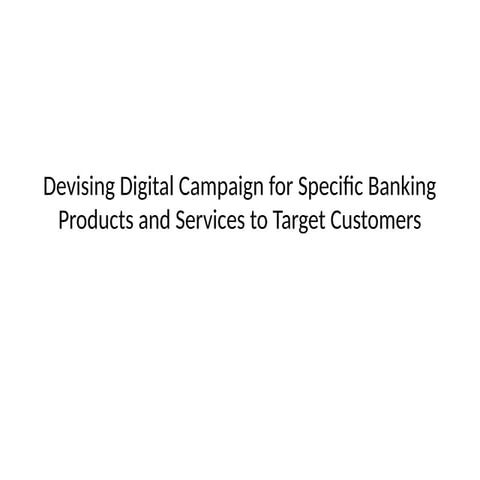 Bank Marketing Analysis: Data Analysis Project | PPTX