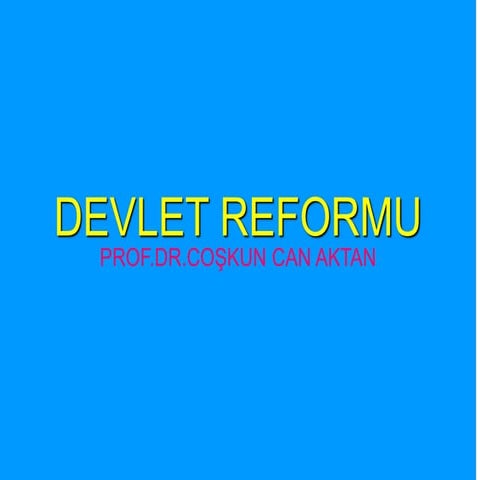 Devlet Reformu
