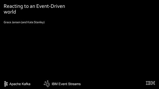 DevNexus - Reacting to an event driven world