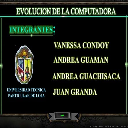 Evolución del Computador