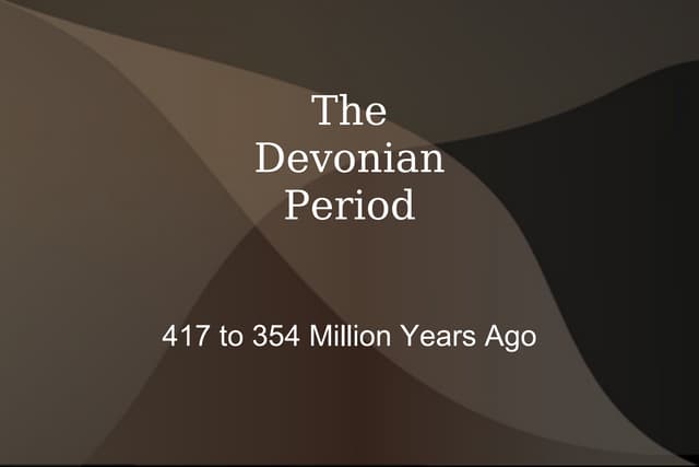 Devonian period