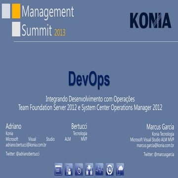 DevOps - Melhores práticas na plataforma microsoft | PPTX