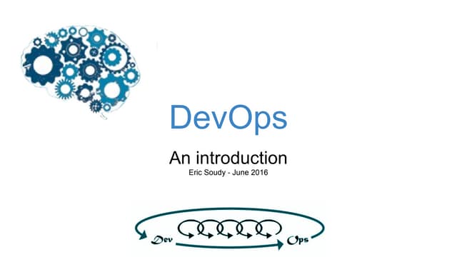 Devops an introduction