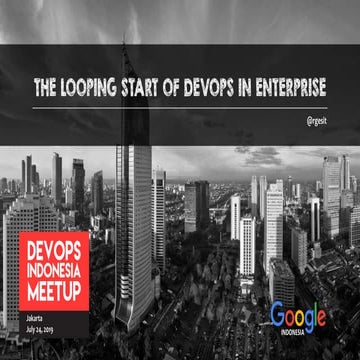 The Learning loop of Devops in Enterprise