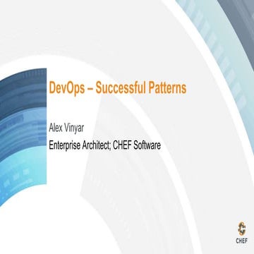 DevOps - Successful Patterns