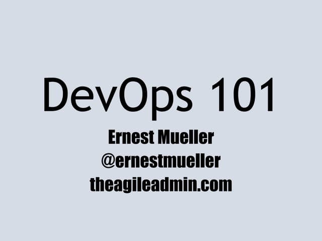 DevOps 101
