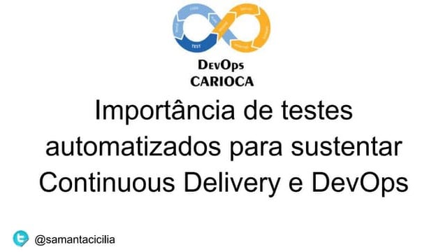 [DevOps Carioca] Testes Automatizados