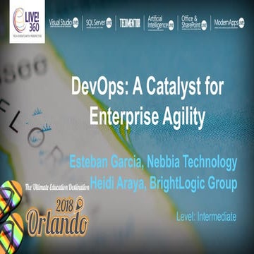 DevOps - A catalyst to enterprise agility - Heidi Araya & Esteban Garcia