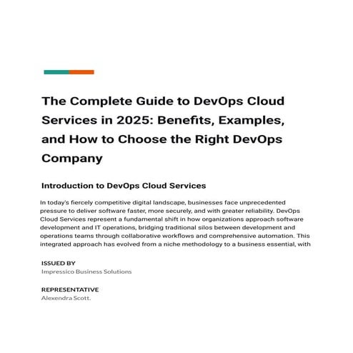 DevOps Cloud Services- Impressico business solutions.pdf