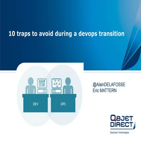 DevOps day 10 traps to avoid