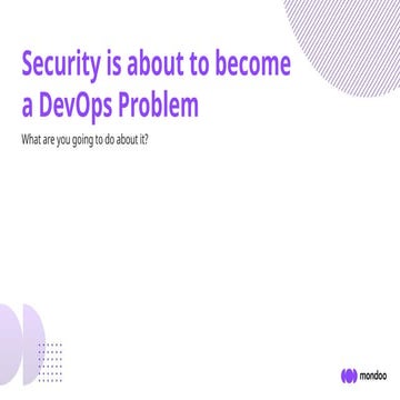 DevOpsDays 2023: Security is about to become a DevOps Problem