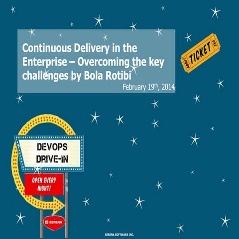 Continuous Delivery in the enterprise and DevOps foundations with Analyst Bol...
