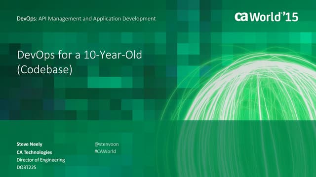 DevOps for a 10-Year-Old (Codebase)
