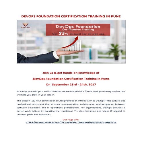 Devops Foundation Certification Training in Pune