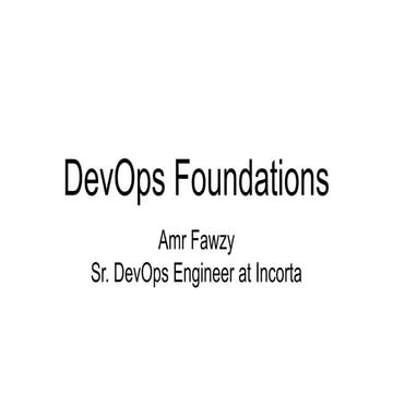 DevOps Foundations