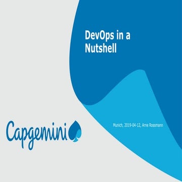 DevOps in a Nutshell