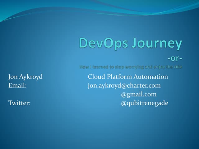 Devops journey chefpopup-2016.04.26-v2