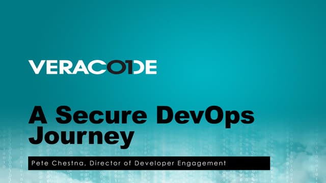 A Secure DevOps Journey