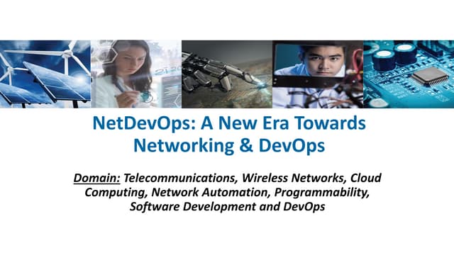 DevOps Live Meetup- NetDevOps session with Jay Shah (IEEE Published Paper)