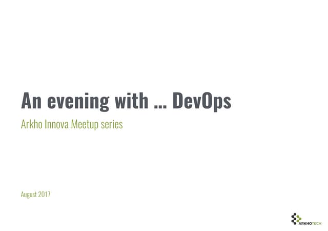 An evening with... DevOps