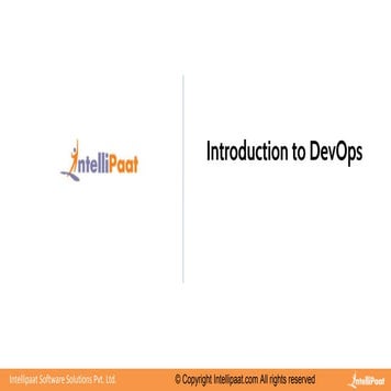 Introduction to DevOps