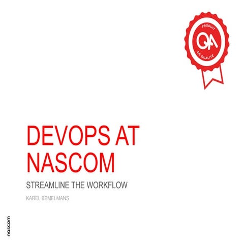Devops, or how we streamline the workflow at Nascom 