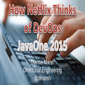 How Netflix thinks of DevOps. Spoiler: we don’t.