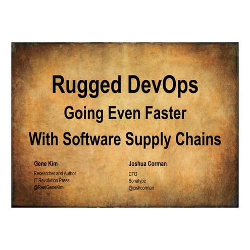 DevOps Connect: Josh Corman and Gene Kim discuss DevOpsSec