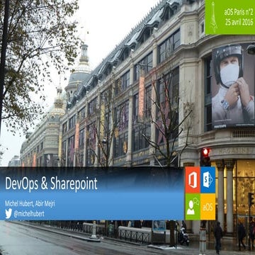 [aOS N°2] DevOps & SharePoint - Michel Hubert