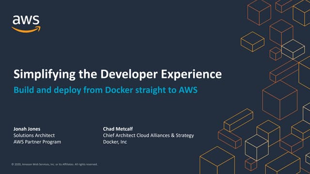 From Docker Straight to AWS
