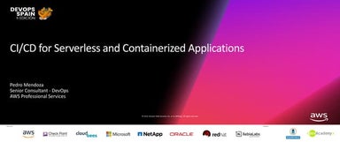 DevOps Spain 2019. Pedro Mendoza-AWS