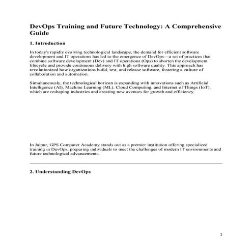 DevOps Training and Future Technology.pdf
