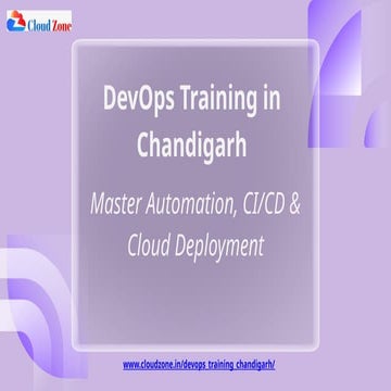 Master DevOps Tools & Cloud Technologies | PPTX