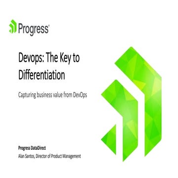 DevOps is the Key to Differentiation