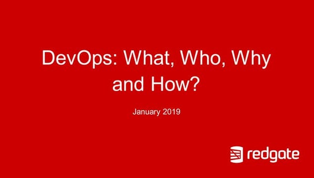 DevOps: What, who, why and how?