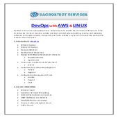 Devops with aws and linux online training
