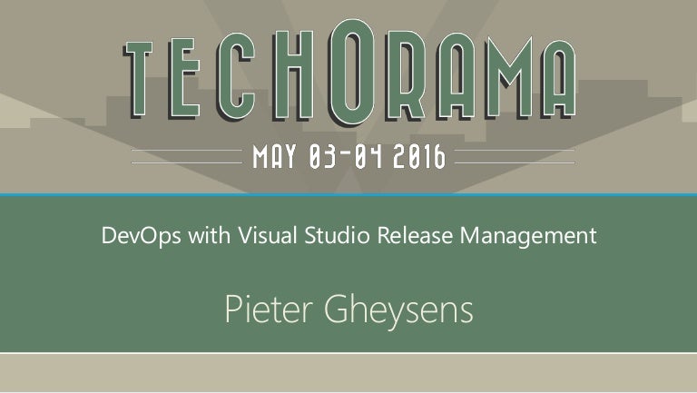 DevOps with visual studio release management