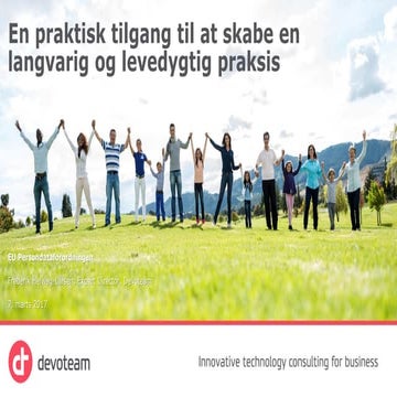 Devoteam indlæg -  Ny forordning - hvordan skal man bære sig ad?