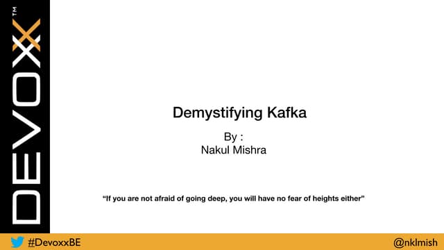 Demystifying Kafka