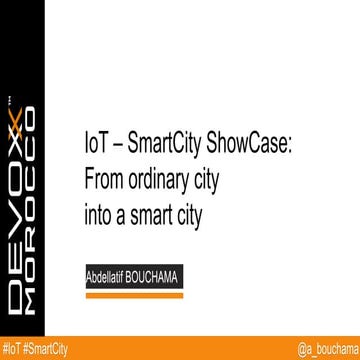 IoT - SmartCity Showcase