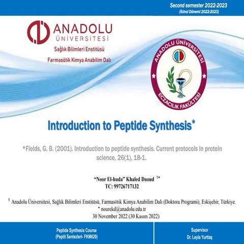 ödev Peptit Sentezleri- FKM620- Leyla hoca.pptx