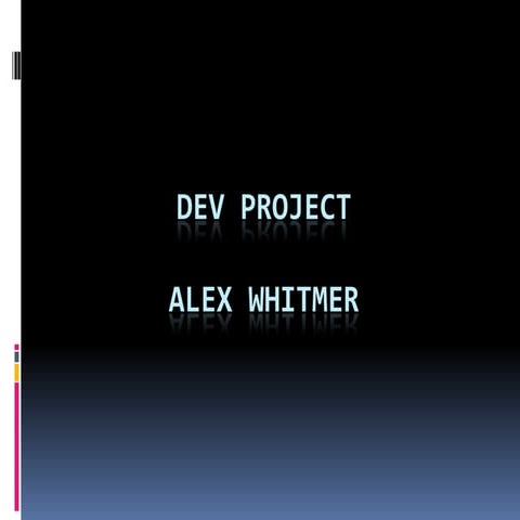 Dev project