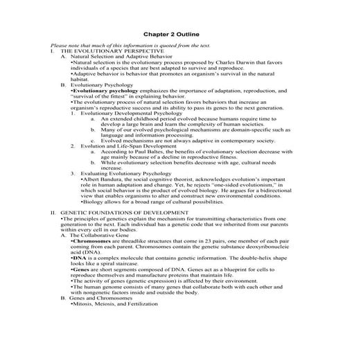 Dev psych.ch2.outline