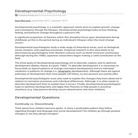 Dev psychology 007