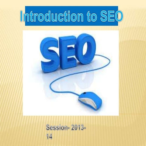 Introduction to SEO 