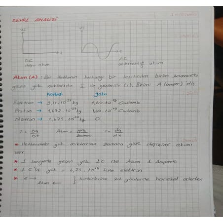 Devre analizi defter