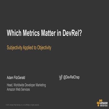 What Metrics Matter in Developer Relations