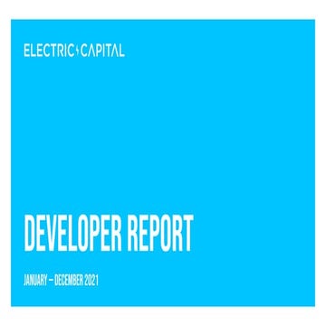 Developer Report 2021 (Published: January 2021)