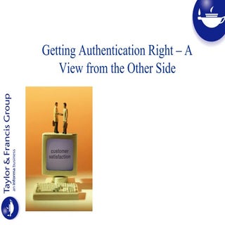 DeVries Feb 8 Getting Authenticatio...