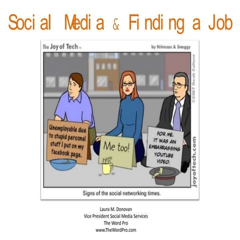 Social Media & Your Job Hunt